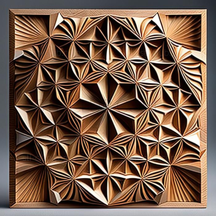 3D model st geometric pattern (STL)